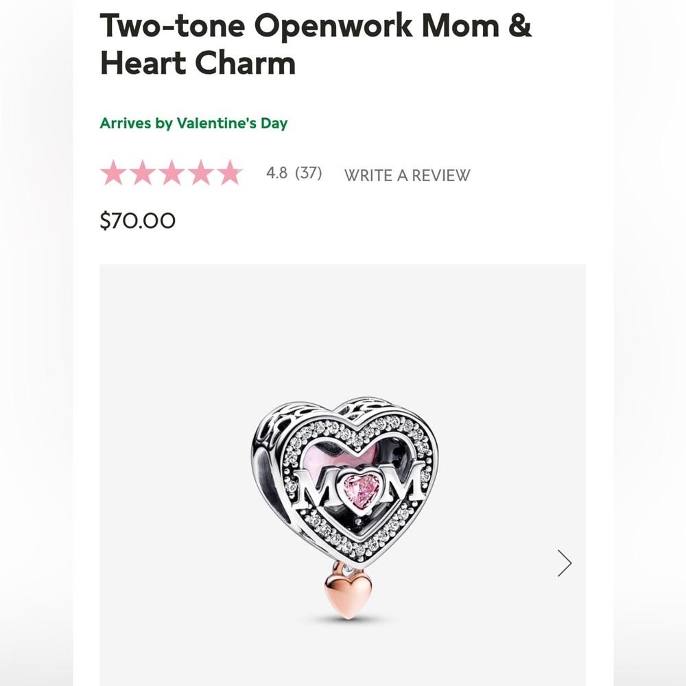 Pandora charm
